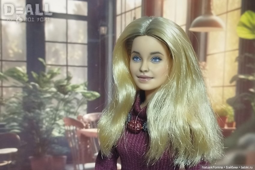 ООАК голова куклы Барби Милли блондинки репейнт (фото 6)