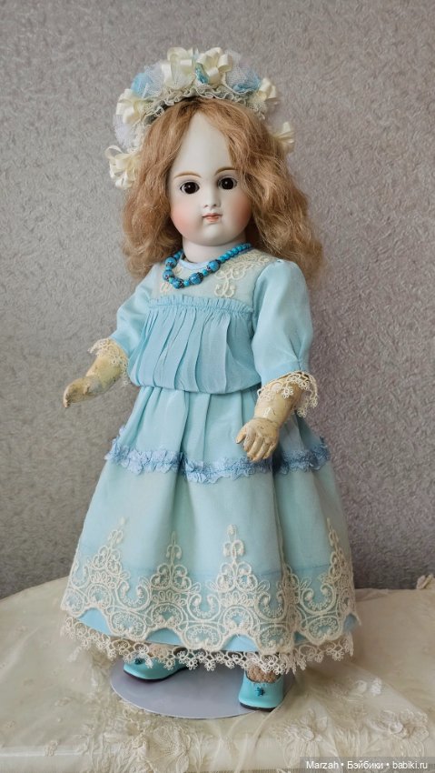 Редкая, ранняя, антикварная куколка от Kestner, 1880 г (фото 3)