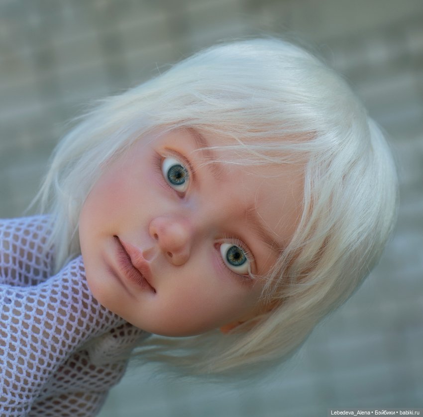 ООАК головушка мальчик на базе Дианы ИК