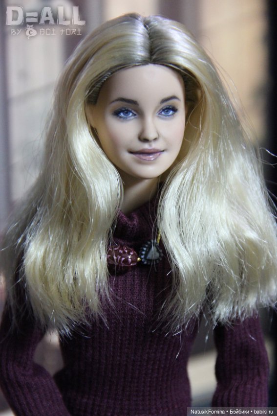 ООАК голова куклы Барби Милли блондинки репейнт (фото 3)