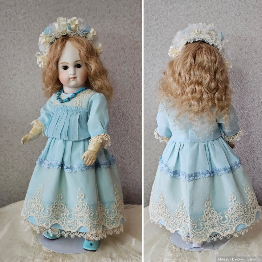 Редкая, ранняя, антикварная куколка от Kestner, 1880 г