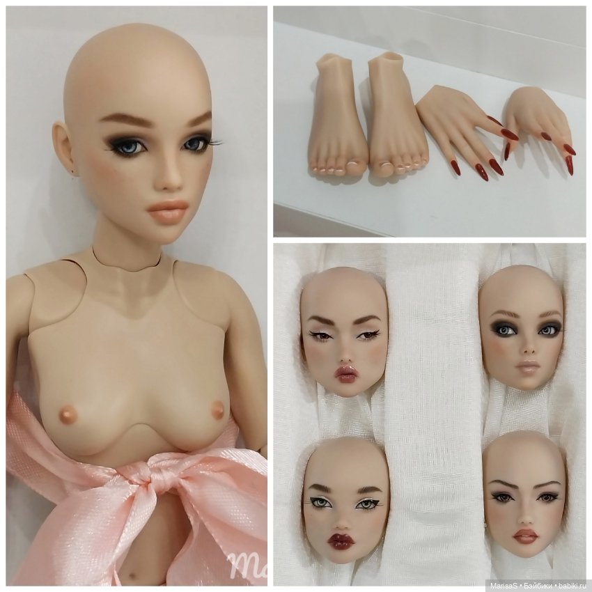 Кукла Resindolls с пятью лицами (фото 2)