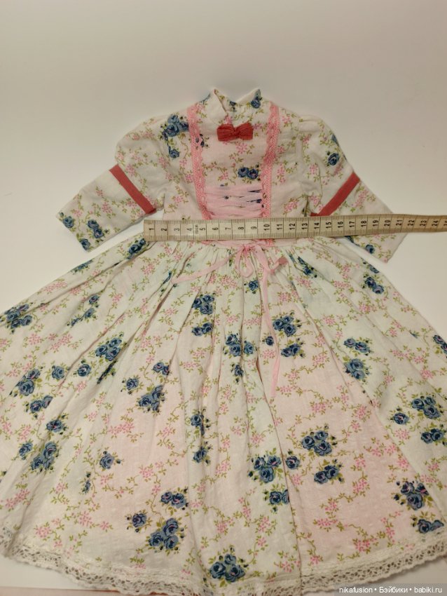 Платье на антикварную или винтажную куклу рост 40-45 см (фото 8)