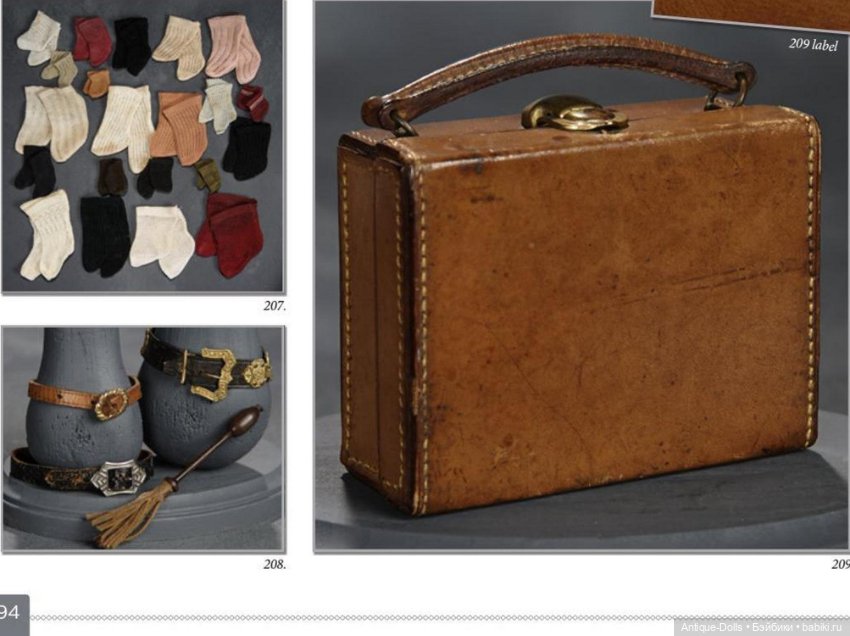 Каталог What Finespun Threads костюмы антикварных кукол (фото 10)