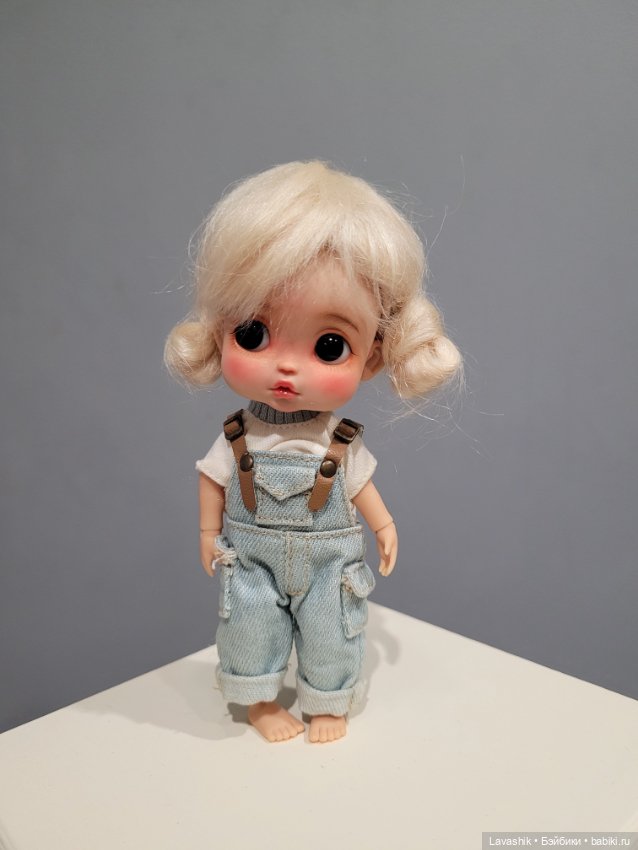Одежда и парик для кукол об11 ob11