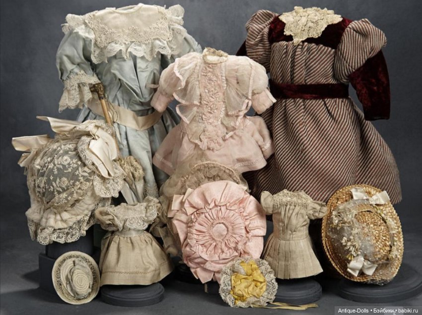 Каталог What Finespun Threads костюмы антикварных кукол (фото 2)