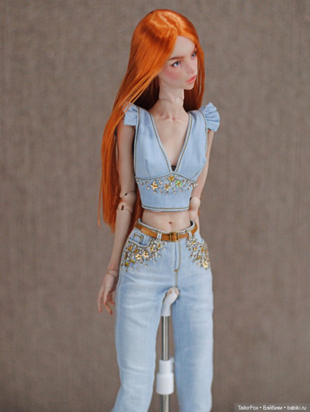 Джинсовый комплект для Химеры от Нины Куриленко ✨ (фото 4)