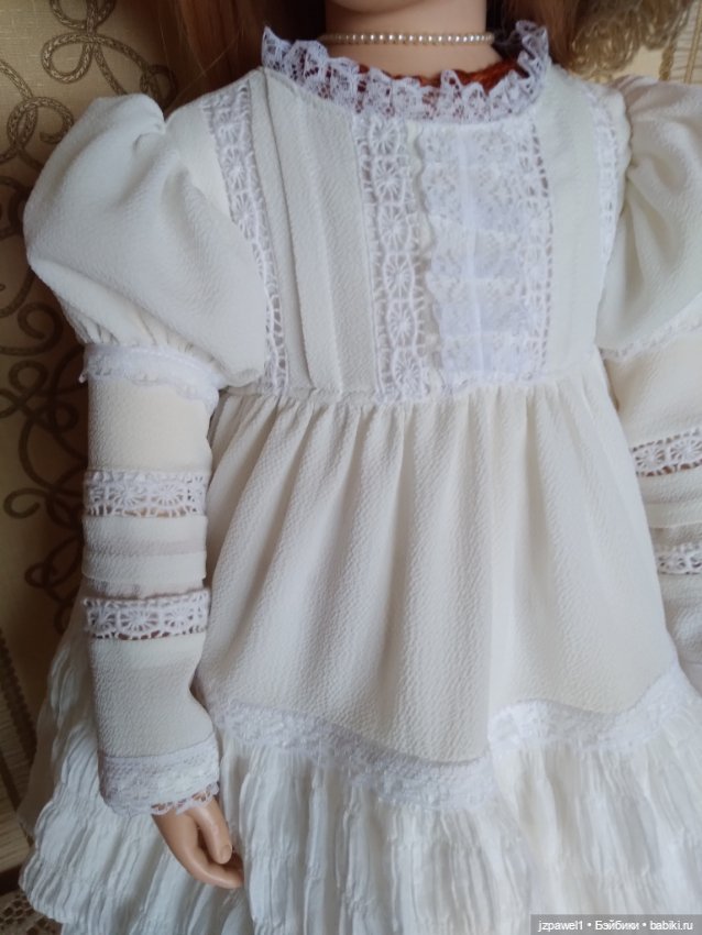 Платье для куклы «Очарование“ для кукол 60-65см (фото 2)