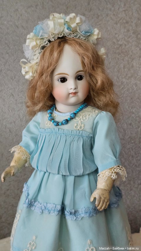 Редкая, ранняя, антикварная куколка от Kestner, 1880 г (фото 6)