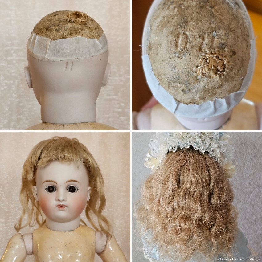 Редкая, ранняя, антикварная куколка от Kestner, 1880 г