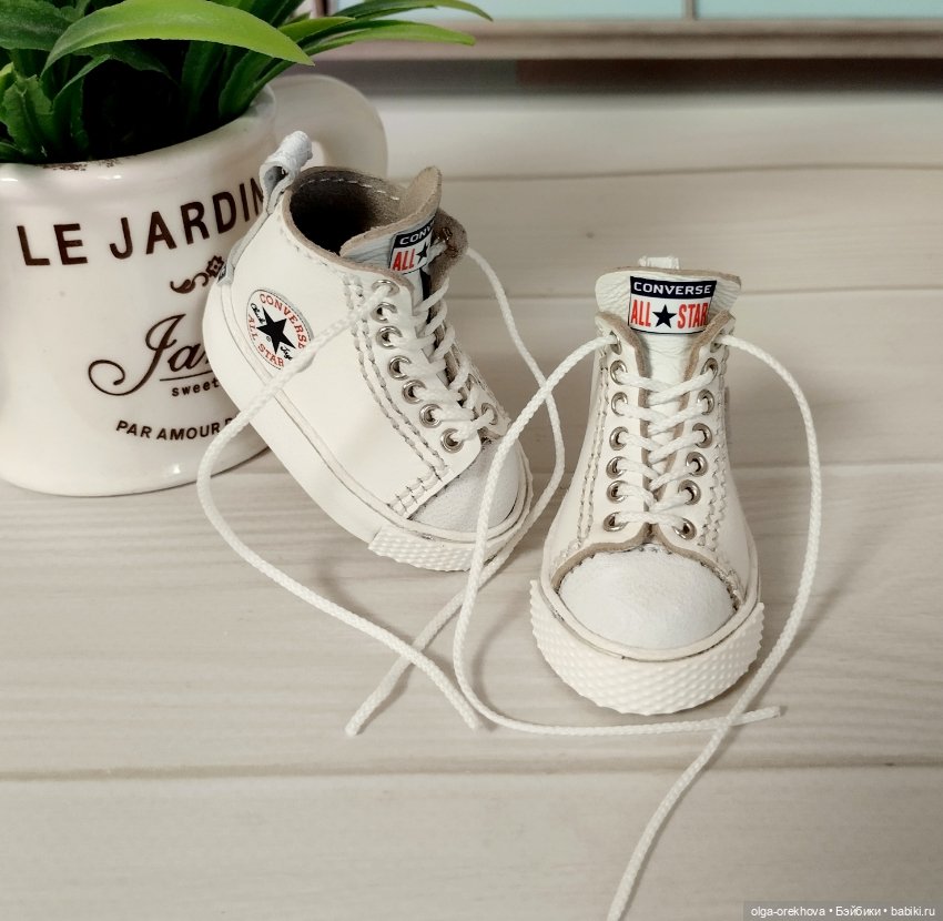 Высокие кеды конверсы для куклы Паола Рейна (фото 3)