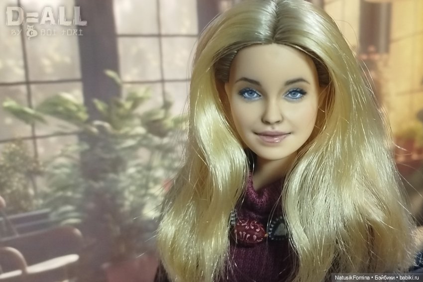ООАК голова куклы Барби Милли блондинки репейнт (фото 5)