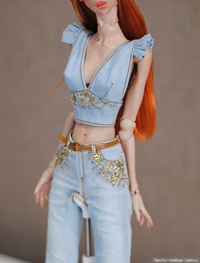 Джинсовый комплект для Химеры от Нины Куриленко ✨ (фото 2)