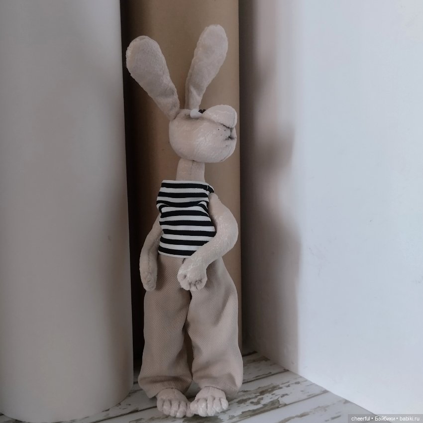 Заяц Гоша Задорный — Авторские игрушки (фото 3)