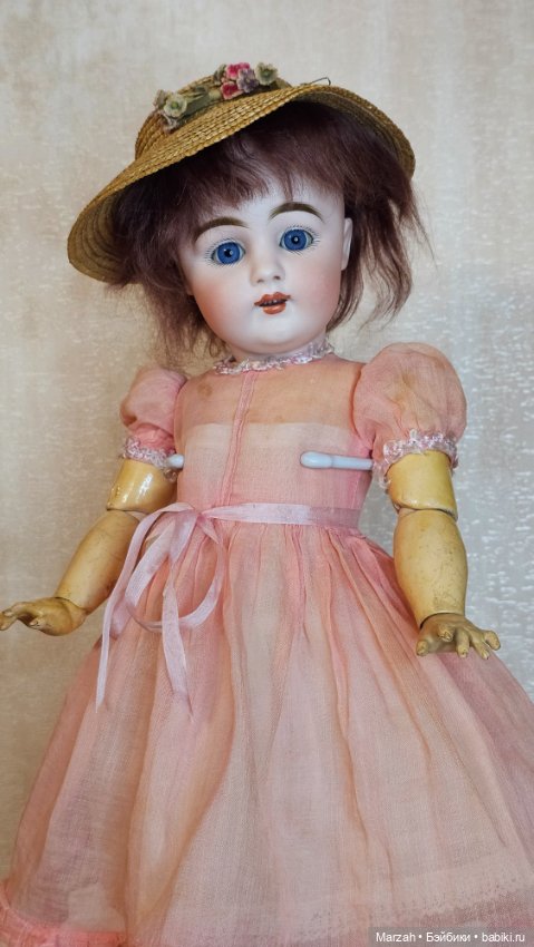 Редкая антикварная кукла от Kestner 160 dep, рост 42,5см (фото 5)