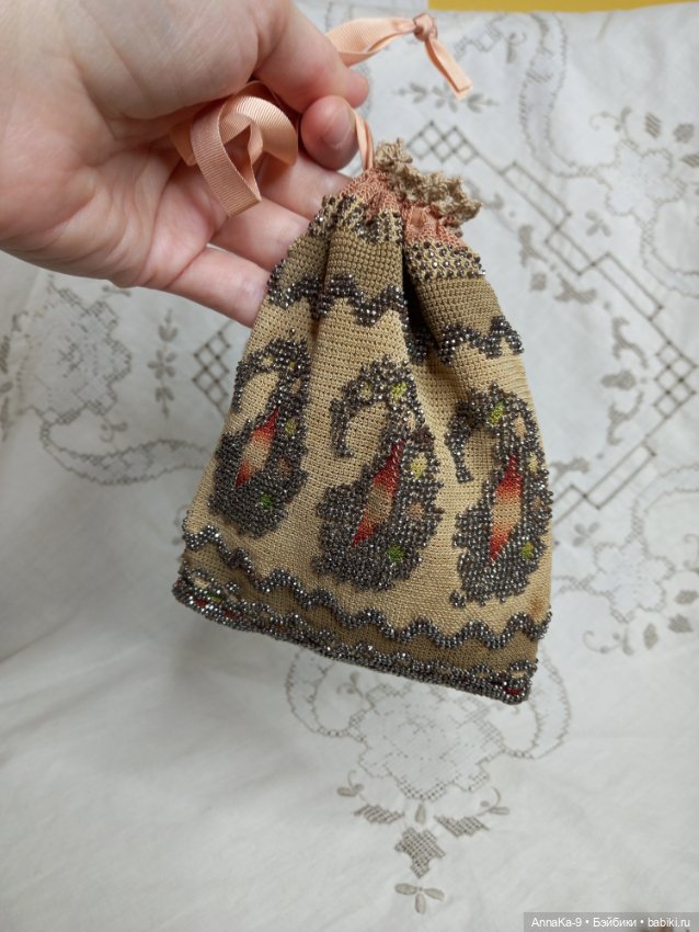 Антикварные сумочки для mignonette и больших куколок (фото 6)