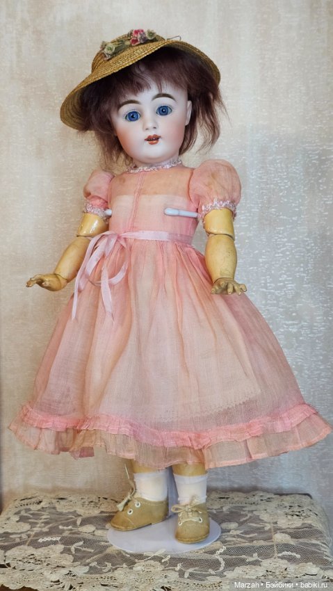 Редкая антикварная кукла от Kestner 160 dep, рост 42,5см (фото 3)