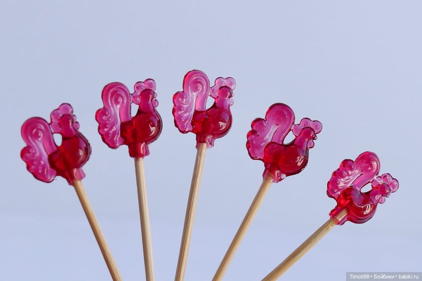 Леденцы пасхальные птички и петушки (фото 7)