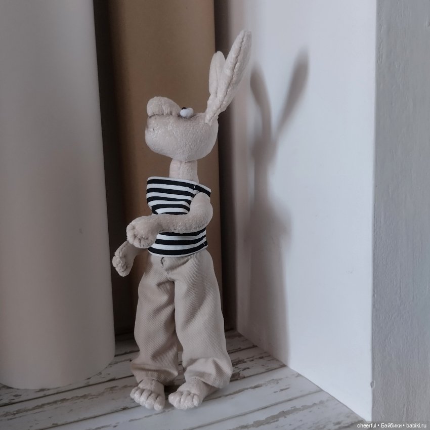 Заяц Гоша Задорный — Авторские игрушки (фото 8)