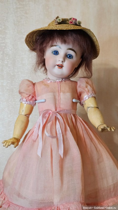 Редкая антикварная кукла от Kestner 160 dep, рост 42,5см (фото 9)