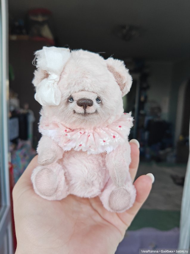 Тедди мишка розовый зефирка (фото 8)