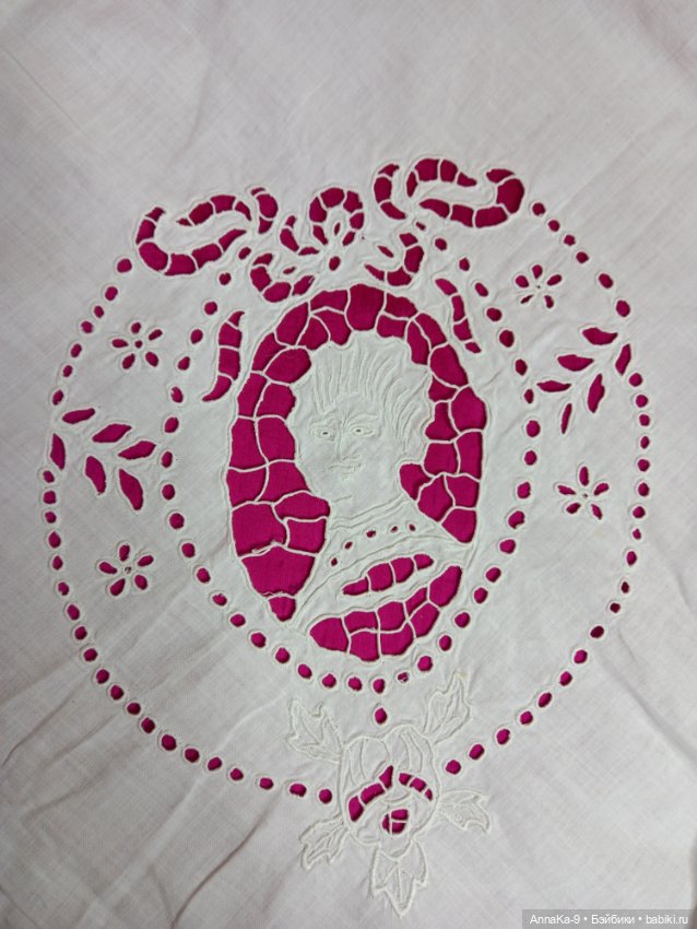 Антикварное ручное шитьё по хлопку (фото 10)