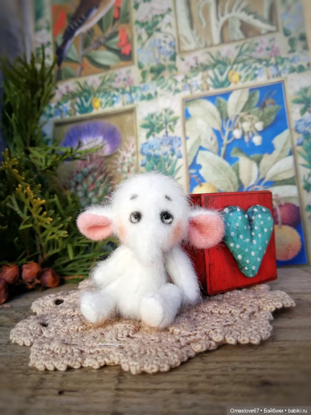 Мини слоник — Авторские игрушки