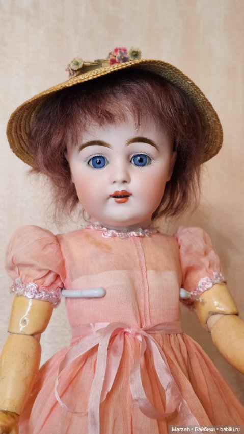 Редкая антикварная кукла от Kestner 160 dep, рост 42,5см