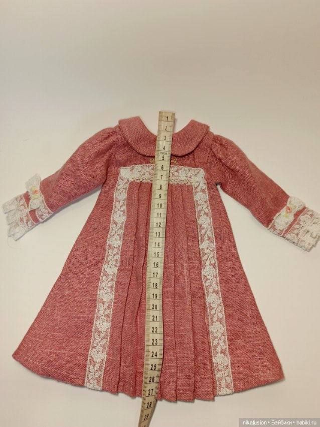 Платье фемели лук для сестричек, 45, 50-55 см (фото 4)