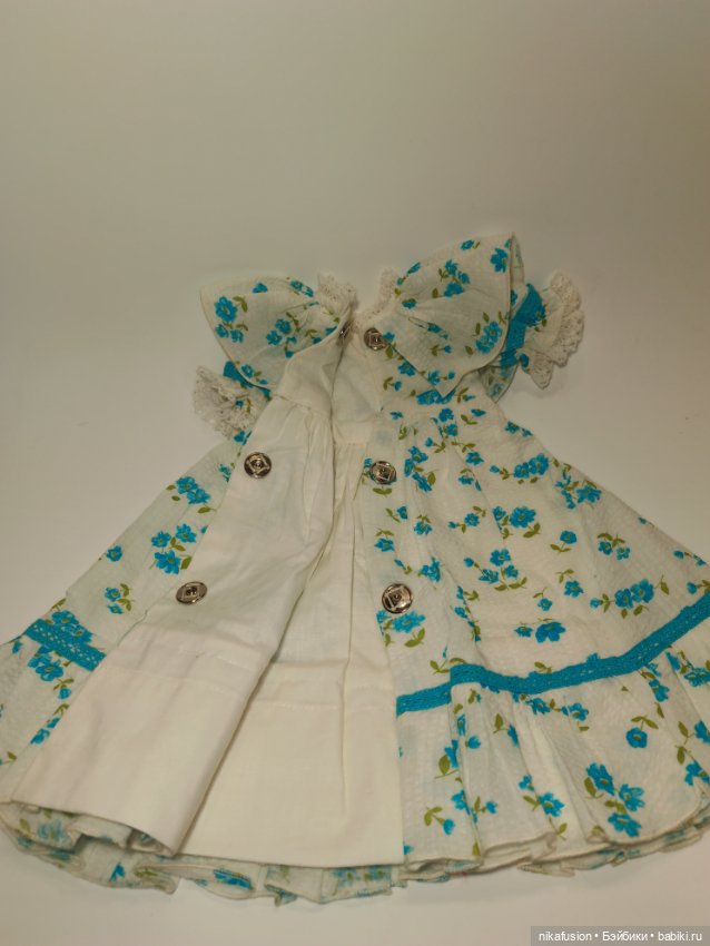 Платье на куклу ростом 45 см (фото 7)
