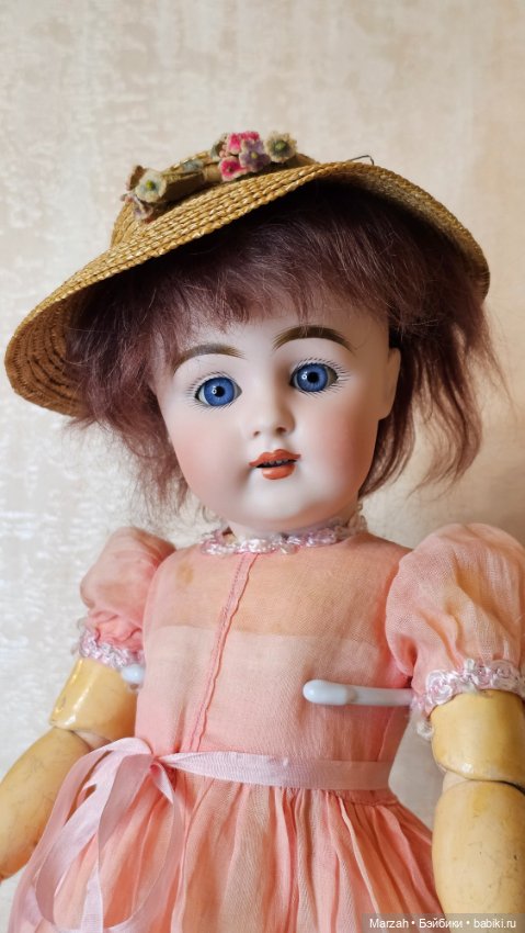 Редкая антикварная кукла от Kestner 160 dep, рост 42,5см (фото 7)