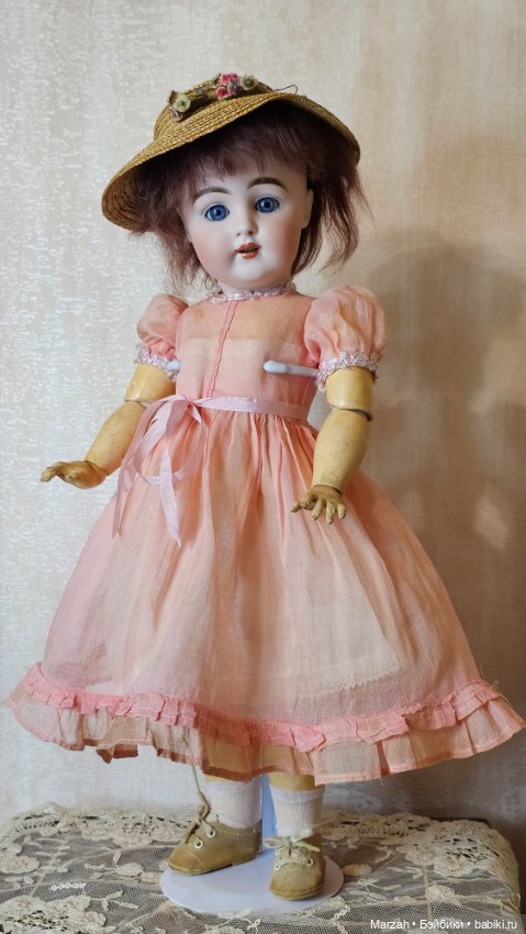 Редкая антикварная кукла от Kestner 160 dep, рост 42,5см