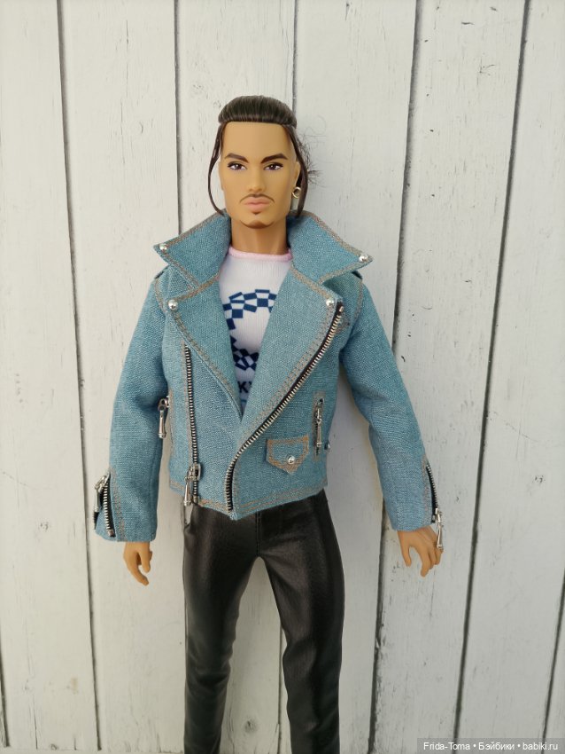 Одежда на парня Интегрити monarch FR homme реалистичная джинсовая куртка косуха