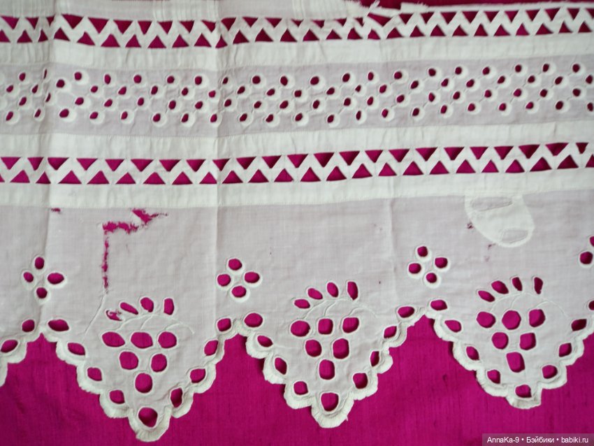 Антикварное ручное шитьё — Кружево