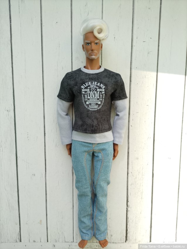 Одежда для Адониса Wordbox экшен БЖД реалистичные джинсы с ластовицей