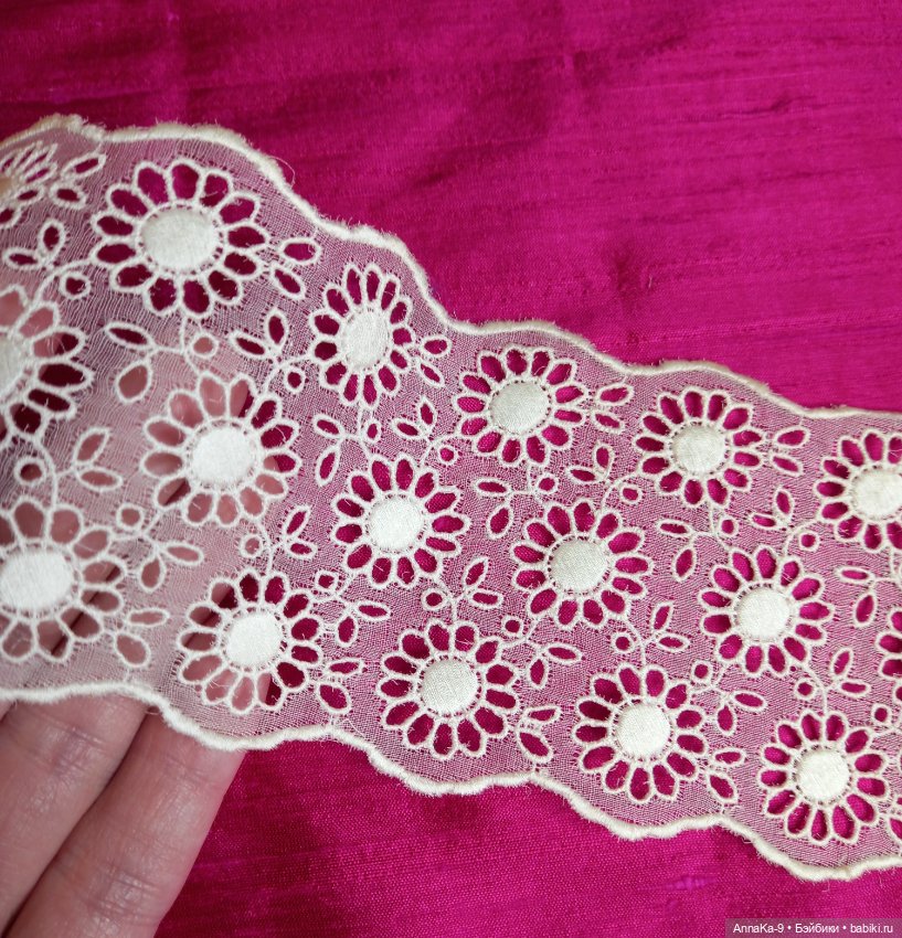 Антикварное кружево, шитьё на органзе (фото 8)