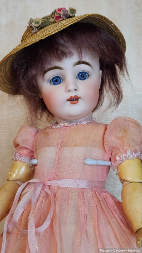 Редкая антикварная кукла от Kestner 160 dep, рост 42,5см (фото 4)