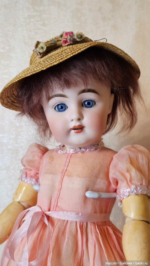 Редкая антикварная кукла от Kestner 160 dep, рост 42,5см (фото 6)