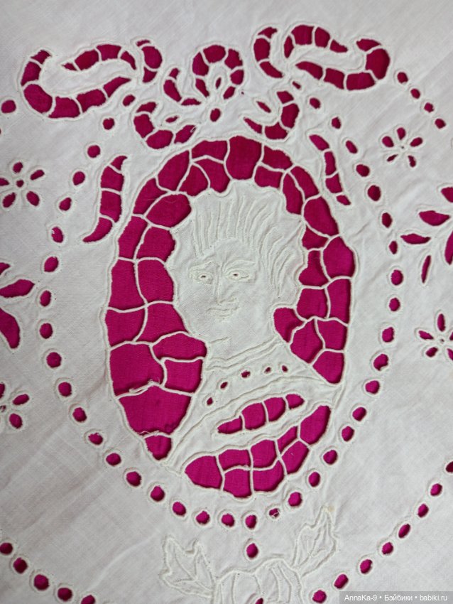 Антикварное ручное шитьё по хлопку (фото 9)