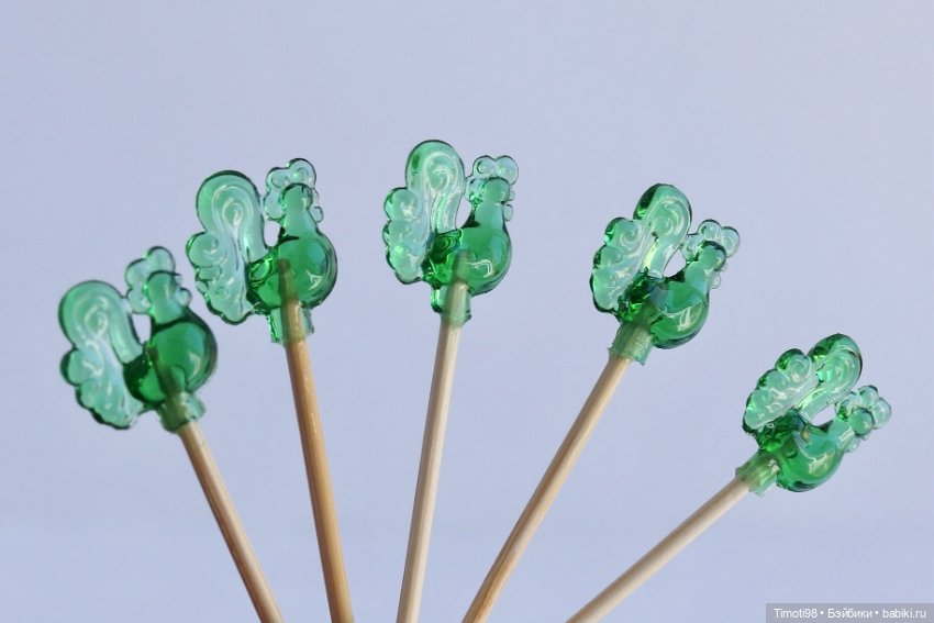 Леденцы пасхальные птички и петушки (фото 8)