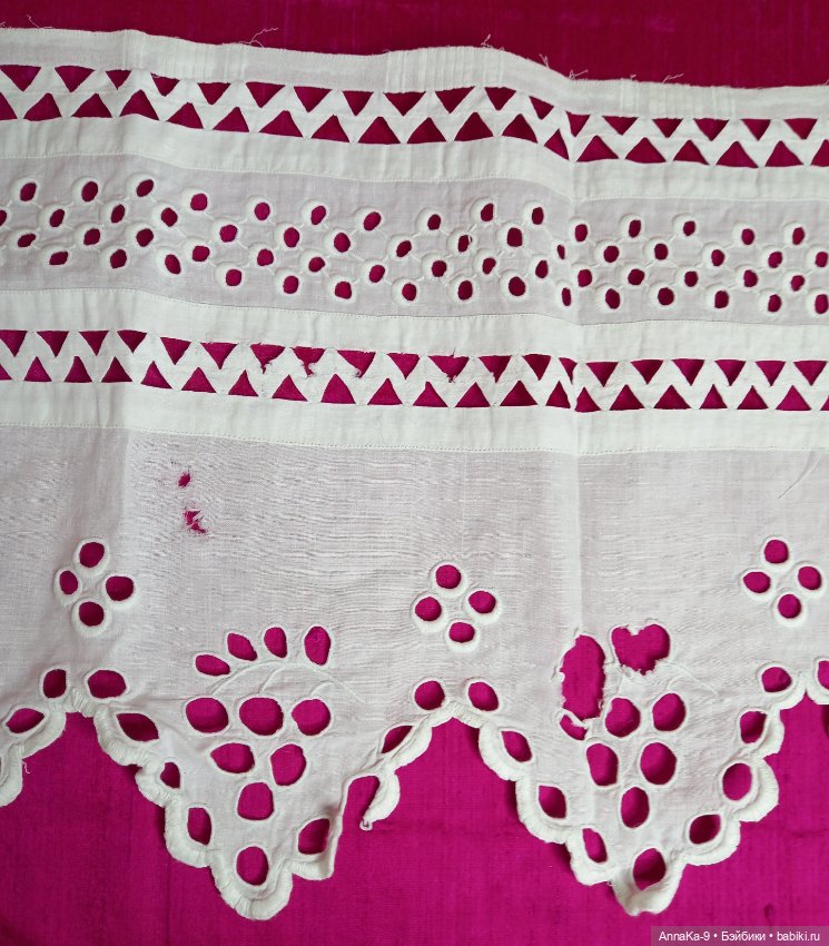 Антикварное ручное шитьё — Кружево