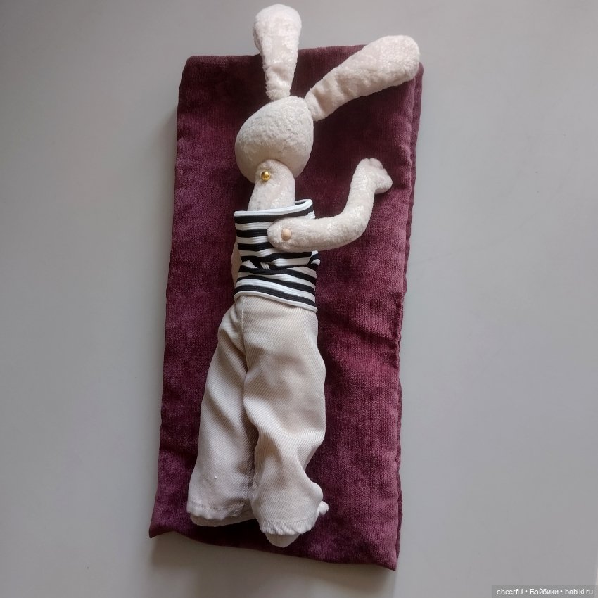 Заяц Гоша Задорный — Авторские игрушки (фото 2)