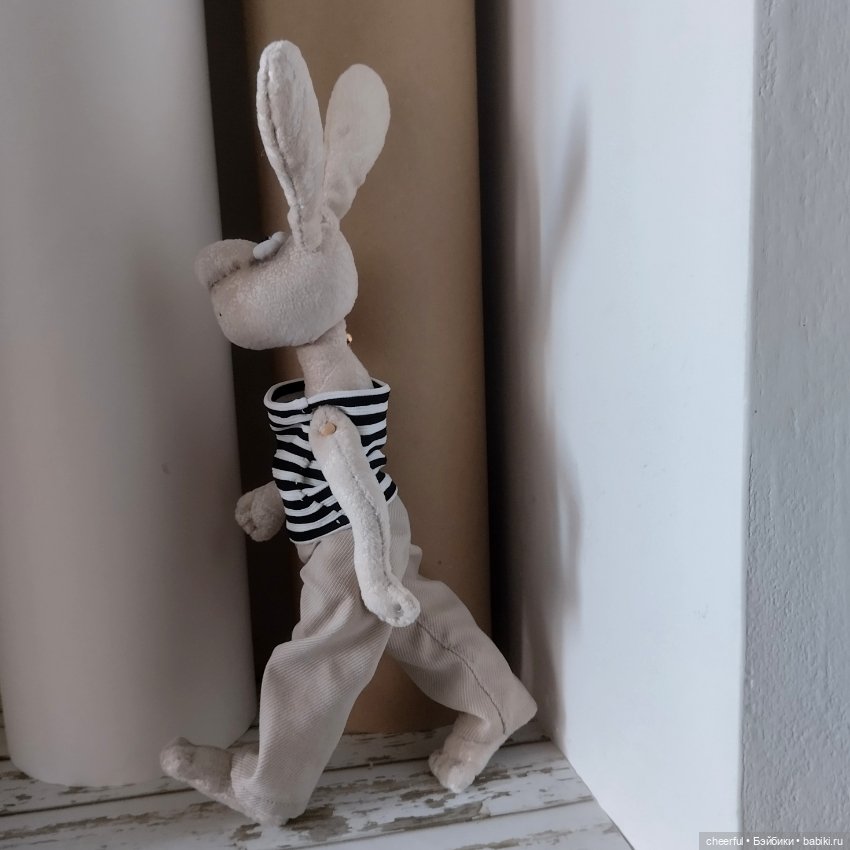 Заяц Гоша Задорный — Авторские игрушки (фото 7)