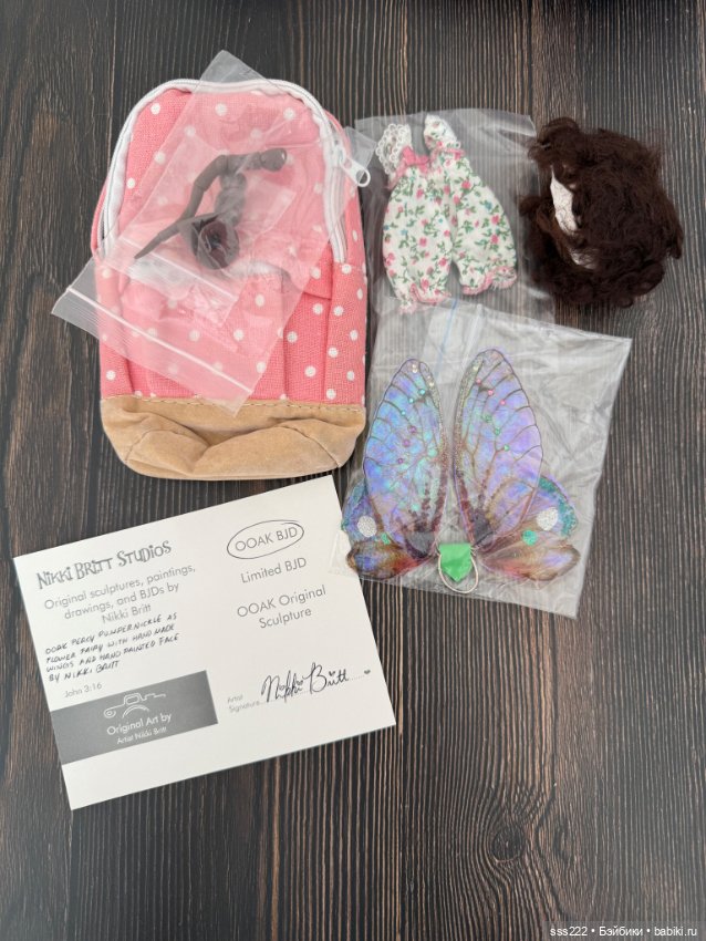Очень красивая мышка от Nikki Britt OOAK полный сет (фото 6)