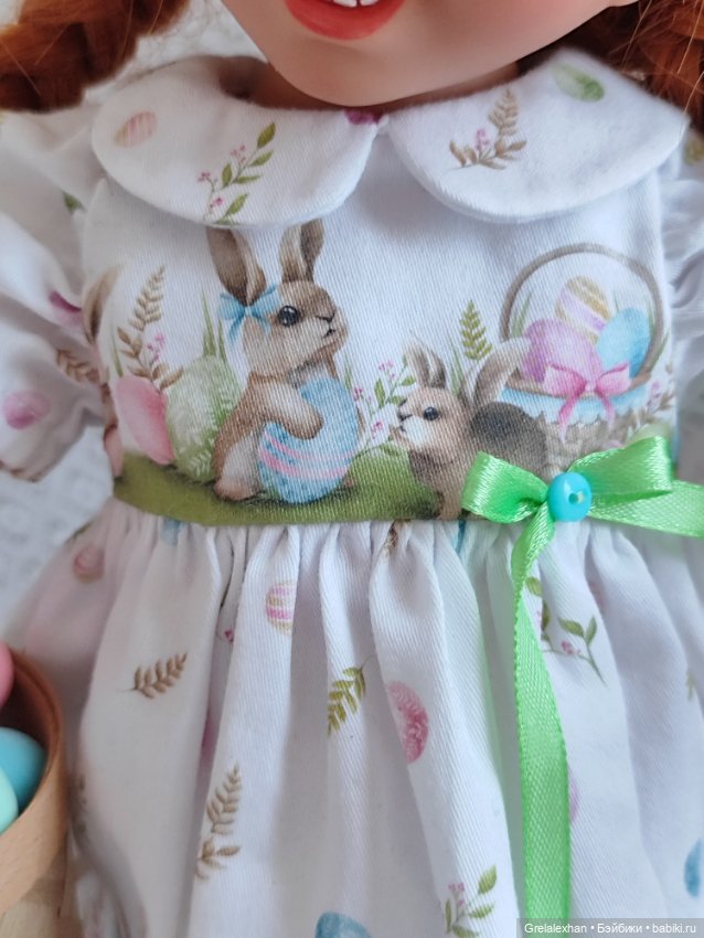 Пасхальное платье — Одежда для кукол (фото 4)