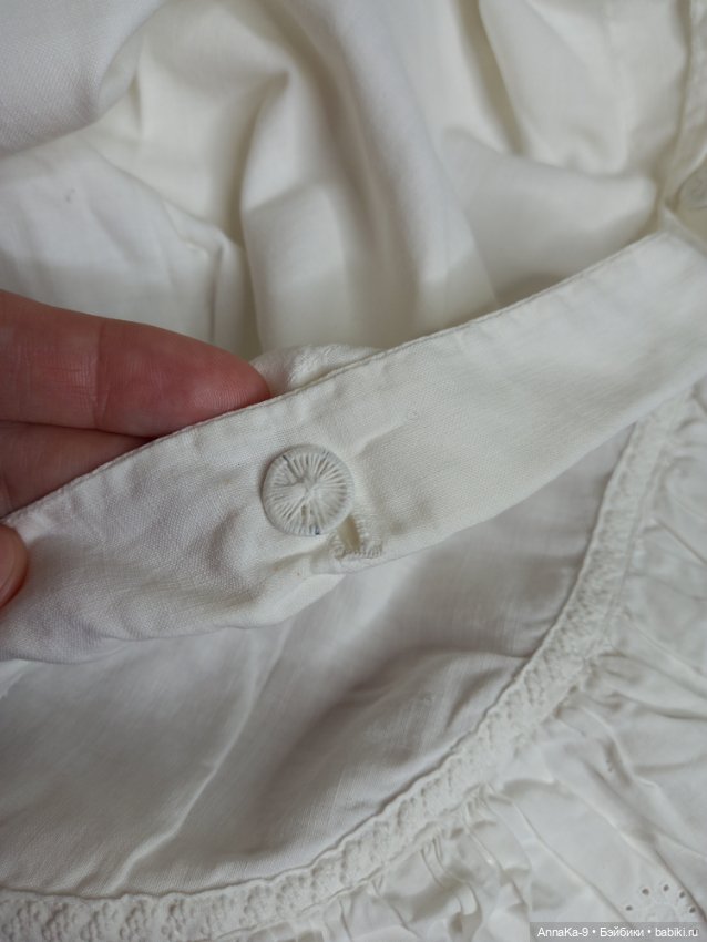 Антикварное ручное шитьё по хлопку (фото 7)