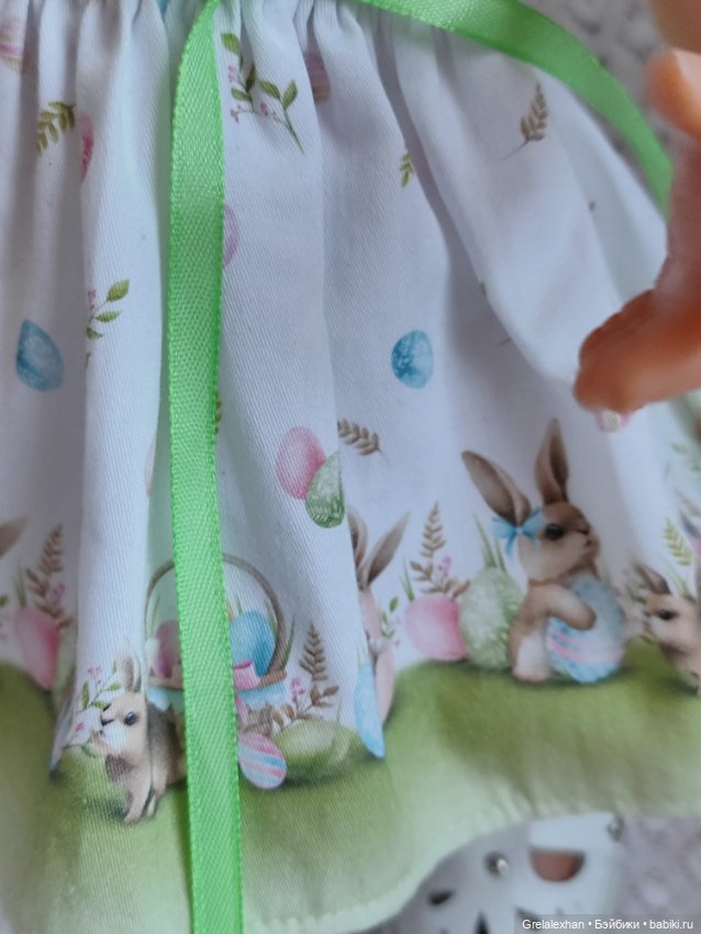 Пасхальное платье — Одежда для кукол (фото 5)