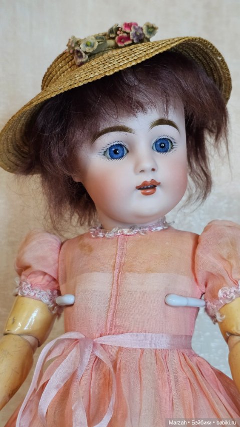 Редкая антикварная кукла от Kestner 160 dep, рост 42,5см