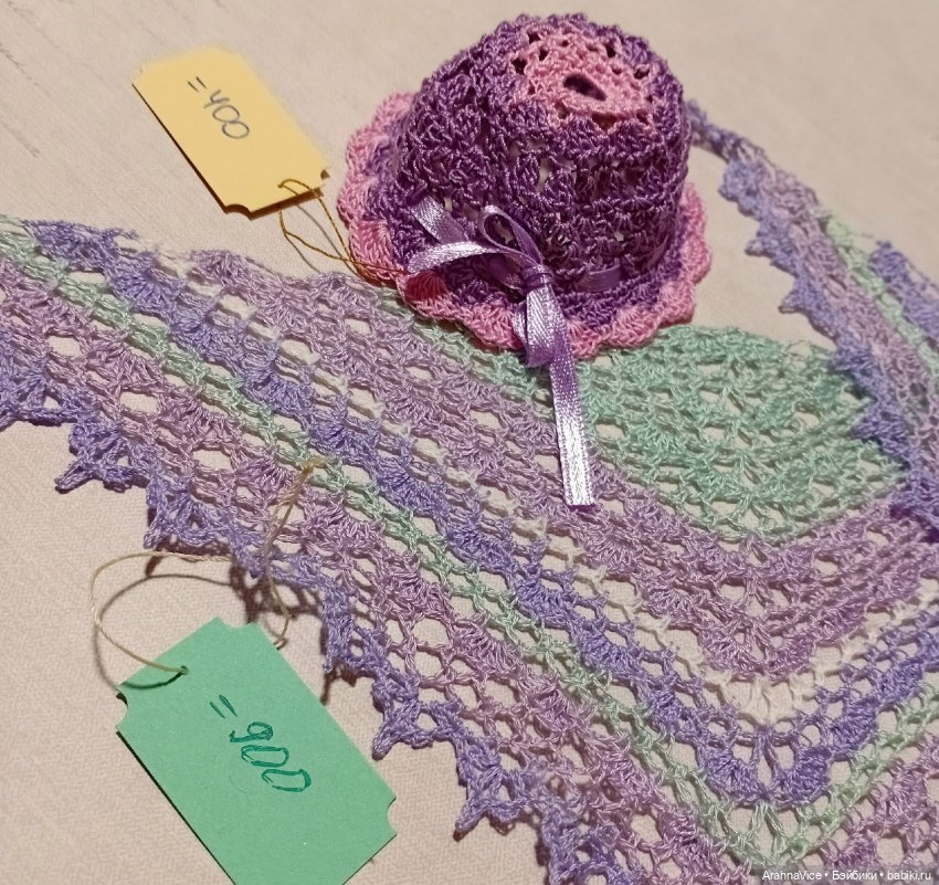 Весенние шали для зайцев UFdoll, Barbie и других кукол близкого формата (фото 2)