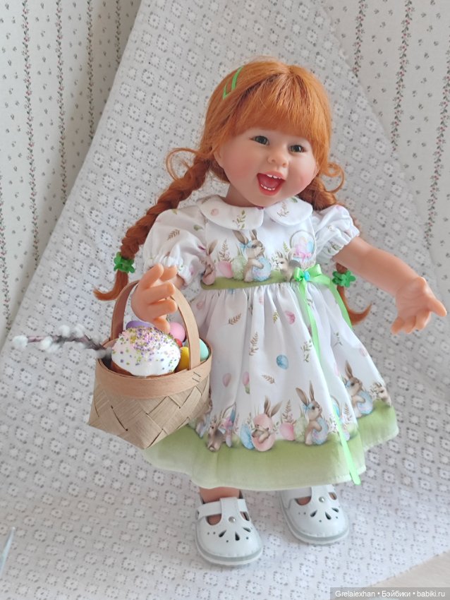 Пасхальное платье — Одежда для кукол (фото 6)